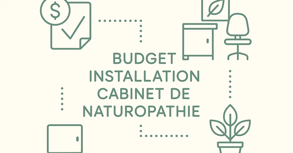 Budget installation cabinet de naturopathie : guide complet