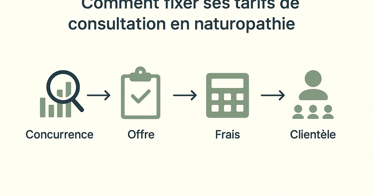 Comment fixer ses tarifs de consultation en naturopathie
